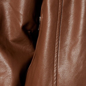 Vente en gros de veste en cuir pour femmes de haute qualité conception personnalisée veste en cuir à manches longues respirante pour l'extérieur vêtements de rue dames - Product Image 6