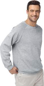Sudadera informal de algodón con cuello redondo para hombre - Product Image 6