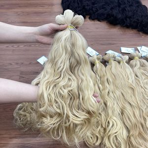 Extensiones de cabello humano ondulado de varios colores de alta calidad más vendidas, paquetes al por mayor, cabello de trama de proveedor de Vietnam - Product Image 2