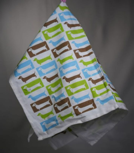 Elégant torchon de cuisine 100% coton biologique motif floral toile recyclable écologique douce avec impression de logo personnalisé jetable - Product Image 6