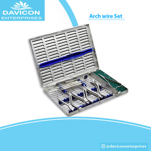 Juego de alambre de arco de acero inoxidable, Instrumentos dentales, Kit de ortodoncia clínica profesional, instrumento de alambre de arco, soporte de aguja Dental - Product Image 6