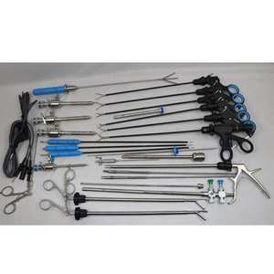 Juego de 25 Piezas de Instrumentos Quirúrgicos de Metal para Cirugía Laparoscópica, Pinzas, Laparoscopia, Endoscopia, Kit de Instrumentos Quirúrgicos para Procedimientos Mínimamente Invasivos, CE - Product Image 4