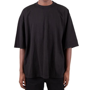 Camiseta de algodón liso de 240g de alta calidad para hombre, estilo deportivo transpirable con diseño de logotipo personalizado, servicio OEM disponible - Product Image 1