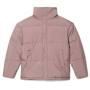 Chaqueta acolchada personalizada de invierno 2022 para hombre, venta al por mayor, Abrigo con capucha de lona de talla grande para mantener el calor - Product Image 6