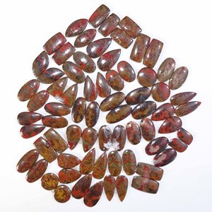 ธรรมชาติโมร็อกโกตะเข็บอาเกตคู่หลวมอัญมณี Cabochon รูปร่างผสมและขนาดตะเข็บอาเกตคู่อัญมณี Lot เครื่องประดับทํา - Product Image 2