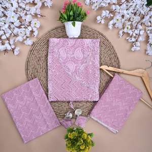 Vêtements doux en tissu 100% coton, imprimé à l'écran, fabricant de tissu en coton tissé imprimé, vêtements pour femmes, robe élégante pour soirée - Product Image 3