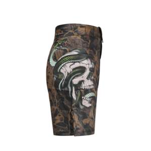 Pantalones Cortos de MMA Blancos de Diseño Personalizado GREEN HILL, Ropa de Poliéster Elástico para Grappling y BJJ para Gimnasio, Sublimados (10503) - Product Image 6