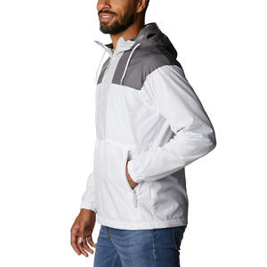 2025 New <b>Men's</b> Plus Size <b>Rain</b> <b>Jacket</b> Waterproof <b>Black</b> Windbreaker Stand Collar Front Custom Sizes for Outdoor Use Hot Selling - Product Image 3