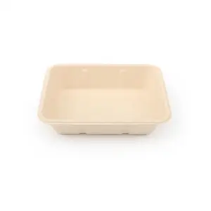 Contenitore termoformato Bento pranzo Catering a conchiglia cibo da asporto scatola robusta biodegradabile microonde monouso moderno 5000 pz