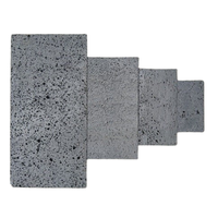 Carreaux de basalte de luxe au design Art déco Décoration murale intérieure et extérieure d'usine directe pour la façade de bâtiment de villa de villégiature