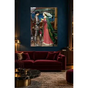 Impression sur toile Fida Waterhouse Tristan et Isolde sur le bateau - Product Image 4