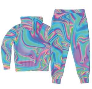 Sudadera de Manga Larga con Logotipo Personalizado y Patrón Colorido, Gruesa, Cómoda, Transpirable, Informal, Blanca, para Gimnasio y Fitness - Product Image 1