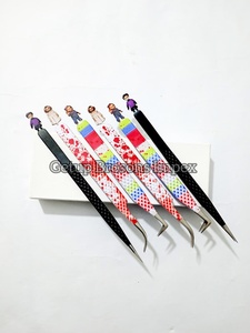 แหนบต่อขนตาแบบโค้ง 90 องศา ลายฮาโลวีน พร้อมตุ๊กตาฮาโลวีนตัดลาย  สำหรับต่อขนตา  อุปกรณ์เสริมความงาม - Product Image 4