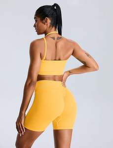 <b>Women's</b> Yoga Sets Made in Pakistan 2023 Latest Fresh Design Yoga Set Fitness Wear <b>Women</b> Sport Bra and <b>Leggings</b> Set - Product Image 6