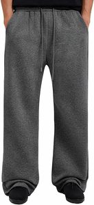 Pantalons de survêtement décontractés pour hommes de haute qualité, 100% polyester, taille élastique, imperméable, respirant, 420 g/m² - Product Image 6