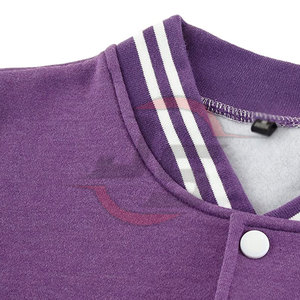 Chaqueta con letras de invierno personalizada de excelente calidad para hombre con cuello levantado Diseño personalizado Algodón/Lana y lana forrada - Product Image 4