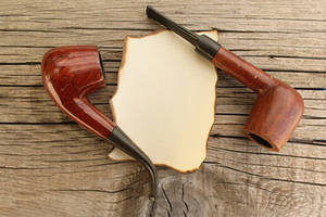 Pipe à tabac en bois massif Pipe portable vintage au meilleur prix - Product Image 2