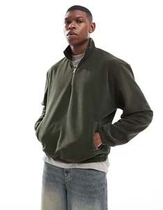 Custom Logo Embroidered Winter 100% Cotton Zip up Sweater Sweatshirt Pullover Polyester Sherpa Polar Fleece Hoodies Men <b>Jacket</b> - Product Image 5