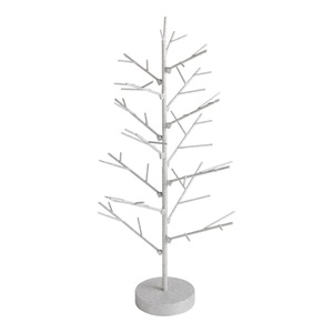 Cette sculpture d'arbre en aluminium haut de gamme rehausse les intérieurs modernes avec des branches artistiques raffinées et un attrait luxueux équilibré. - Product Image 2