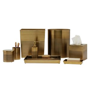 Ensemble de salle de bain en métal de différentes tailles et formes en couleur argentée Ensemble de salle de bain élégant pour la maison Hôtel Salle de bain - Product Image 3