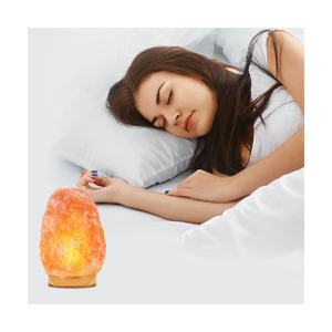 Nouveau Design Air Purifier Décoration Sel de l'Himalaya Lave Forme Naturelle de l'Himalaya Lampes au Sel Rose - Product Image 3