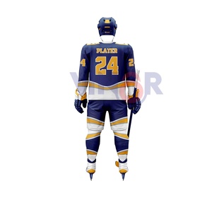 Uniforme de Hockey sobre Hielo de Alta Calidad a Precio Económico, Personalizable, Transpirable, de Secado Rápido, 100% Poliéster, Tela Suave para Venta en Línea - Product Image 2