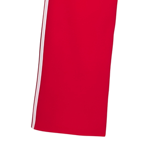 Pantalon décontracté droit élégant de taille moyenne en toile de haute qualité, anti-froissement, uni, pour femmes, pantalon de bureau pour femmes - Product Image 5