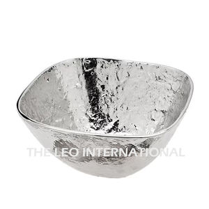 Bol en aluminium de qualité alimentaire, forme unique, finition brillante, plaqué or, aspect bois de cerf, accessoires de cuisine modernes pour la maison - Product Image 4