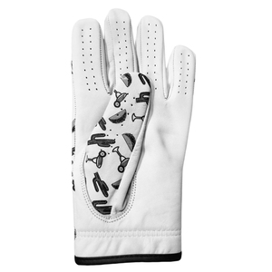 Gants de golf personnalisés avec logo imprimé en couleur, respirants, pour hommes, femmes et enfants, en cuir véritable, sportifs, fabrication OEM, marque privée - Product Image 2
