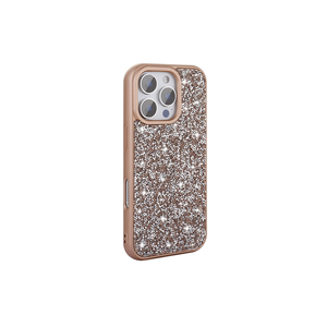 Étui de téléphone en silicone blanc brillant de luxe pour iPhone 16 Pro Max, matériau PC, 14 Plus Styles - Housse de protection en strass - Product Image 2