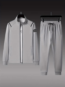 Survêtement de grande taille 100% coton pour hommes le plus vendu pour l'hiver avec motif solide et logo personnalisé Street Wear - Product Image 6