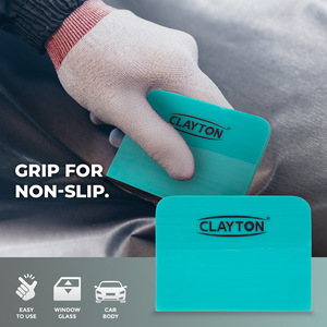 Spatule d'application Clayton Car Care PPF 10CM (CL-115) avec bord en feutre, outil professionnel pour l'installation de films PPF et de films pour vitres - Product Image 6
