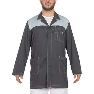 Overol de Trabajo Unisex de Algodón con Múltiples Bolsillos CBF Balducci Group, Gris Claro/Gris Oscuro, Ropa Industrial - Product Image 3