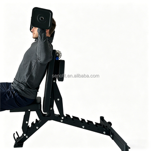 <span class=keywords><strong>Banc</strong></span> de musculation réglable multifonctionnel en métal pour curls biceps, press d'épaules, extensions <span class=keywords><strong>triceps</strong></span> - Product Image 3