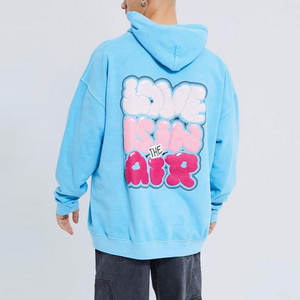 Últimas sudaderas con capucha de impresión de soplo de manga larga de moda para hombres Nuevo diseño Sudadera con capucha de impresión de soplo hecha a medida para ropa de calle - Product Image 6