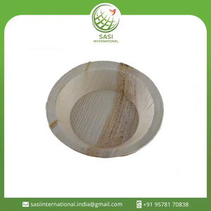 Cuencos de cena desechables con diseño de hojas profundas Recubrimientos artificiales sin químicos/Tintes que garantizan un consumo seguro de alimentos para bodas - Product Image 2