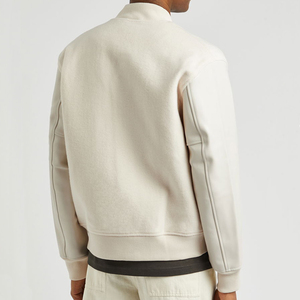 Chaqueta Bomber de béisbol universitaria bordada de chenilla de alta calidad para hombres, chaqueta Letterman intramural personalizada, fabricante de calle - Product Image 4