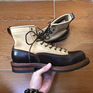 Zapatos de color motocicleta Vintage otoño botas de hombre piel de vaca Premium cuero genuino invierno herramientas botas cortas hombres - Product Image 2