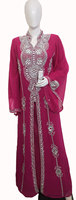 Vente en gros de robes maxi Abaya musulmanes en georgette, design turc tendance, dernière collection printemps, pour femmes, pour les fêtes de l'Aïd, vêtements de club pour adultes