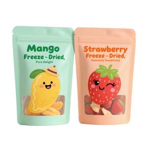 Pochette debout à finition mate avec fenêtre, fermeture éclair et encoche de déchirure pour les applications d'emballage de collations naturelles et d'aliments secs - Product Image 5