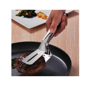 Pinzas de cocina de acero inoxidable con mango, pieza de diseño de pinzas para servir pan y producto artesanal y de venta natural - Product Image 3