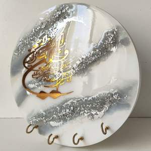 Llavero de Madera con LED y Arte en Resina, Ecológico e Impermeable, para Decoración del Hogar/Oficina, Bodas, Cumpleaños y Regreso a Clases - Product Image 1