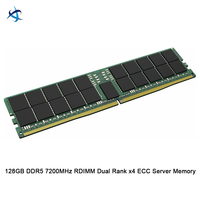 Memori Server DDR5 7200MHz RDIMM Dual Rank X4 ECC 128GB Grosir untuk AI, Model Besar, Pusat Data Perusahaan, dan HPC