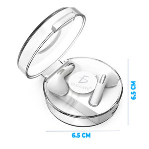 Cuffie Wireless Bluetooth 5.2 con Indicatore Digitale LED Trasparente della Batteria e Chipset JL - Product Image 4