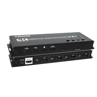 SYONG 4 K HDMI 1.4 KVM Multiviewer, 4 dalam 1 HDMI KVM Quad Screen, 4x1 KVM prosesor HDMI Multiviewer mulus