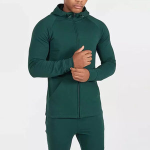 Ensemble de survêtement pour homme en molleton uni à capuche, léger, coupe classique, 100 % coton, toutes tailles, design 2 en 1 - Product Image 5