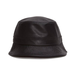 Sombreros de cubo de cuero personalizados de alta calidad Diseño liso único para uso diario informal Fabricante mayorista directo Venta caliente - Product Image 4