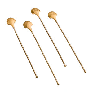 Agitateur de boisson fait main en forme de coquille de luxe pour restaurant hôtel maison utilisation au meilleur prix de l'Inde - Product Image 1