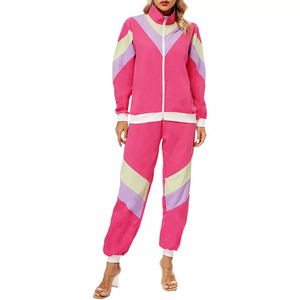 OEM 100% polyester survêtements pour femmes léger de haute qualité personnalisé femmes polyester costume en gros nylon femmes survêtement - Product Image 3