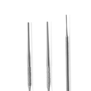 En acier inoxydable sur mesure Podologie Tête Noirs Fichier Taille personnalisée Forme Extrémité Droite Simple Extrémité Conçu Noirs Fichier - Product Image 4